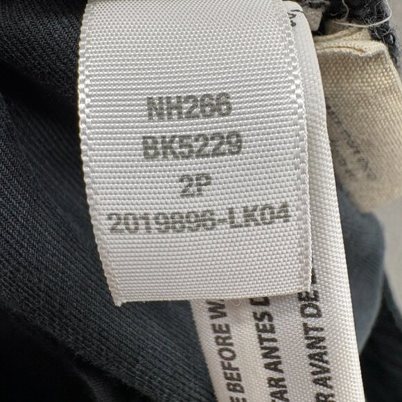 Madewell The Petite Harlow Wide-Leg Pant in Black Linen Blend - Picture 13 of 14